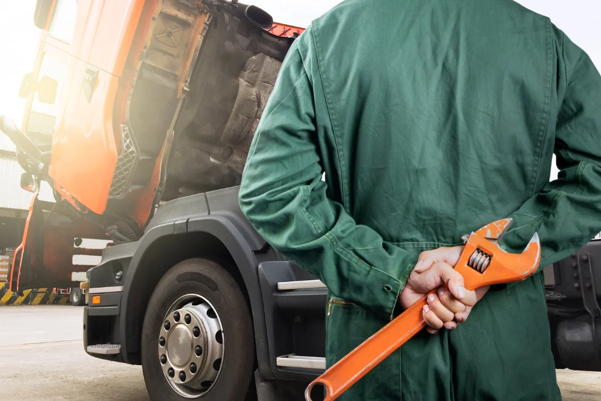 Semi Truck Repair Flood